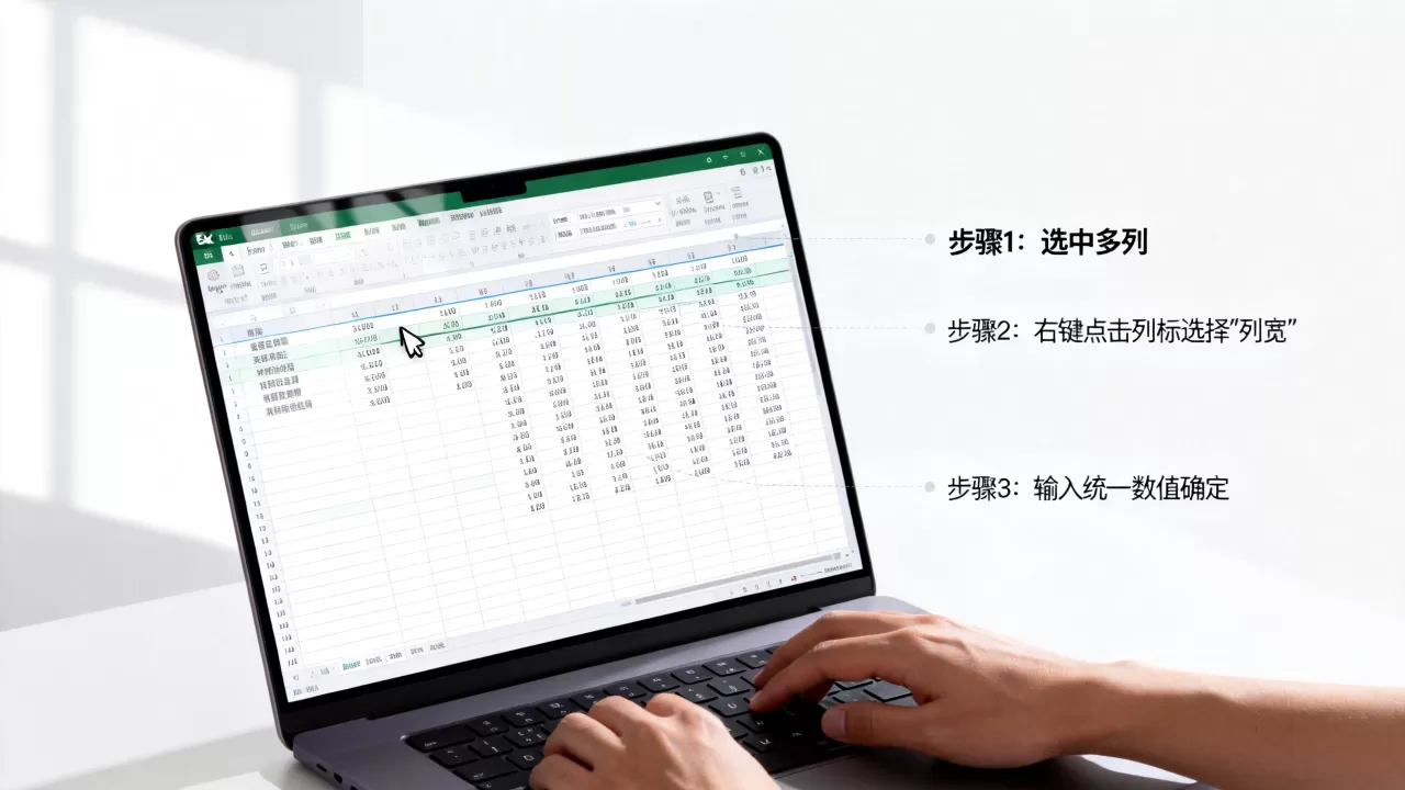 Excel怎么设置列宽相等?excel表格列宽怎么快速调整一致 Excel怎么设置列宽相等?excel表格列宽怎么快速调整一致