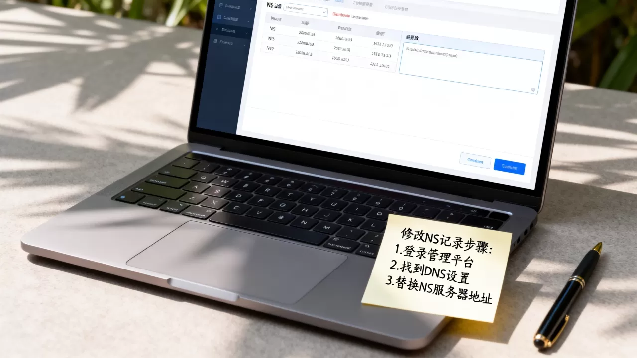 DNS解析NS记录怎么修改？域名NS记录修改教程