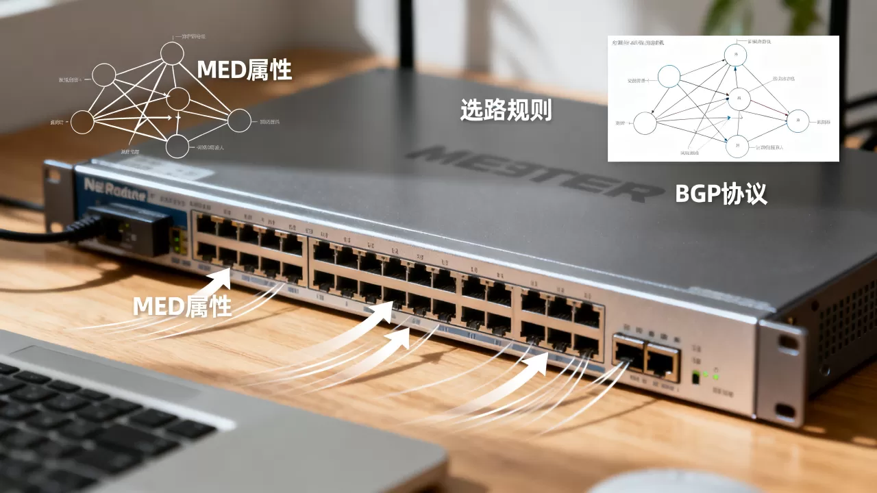 BGP MED属性选路是如何进行的？BGP MED属性选路规则