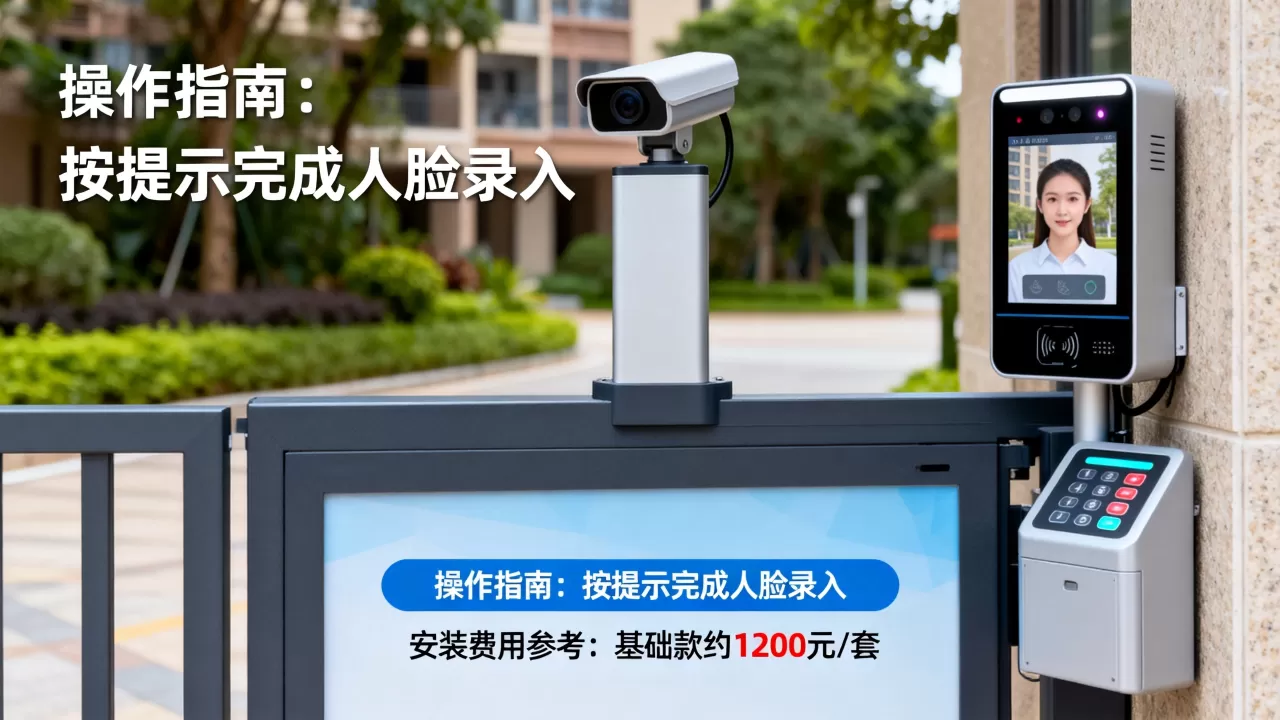 莞城人脸识别门禁adk怎么用？东莞社区门禁系统安装费用
