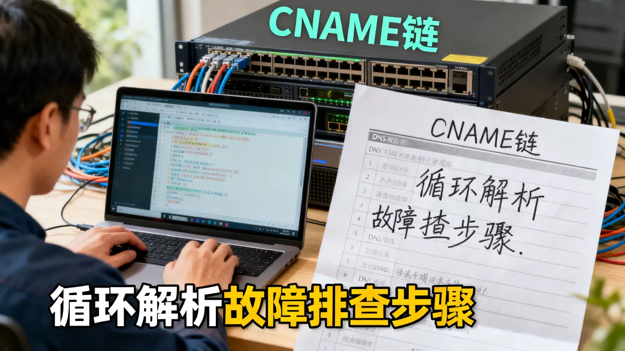 DNS解析CNAME链是什么?如何排查CNAME循环解析故障 DNS解析CNAME链是什么?如何排查CNAME循环解析故障