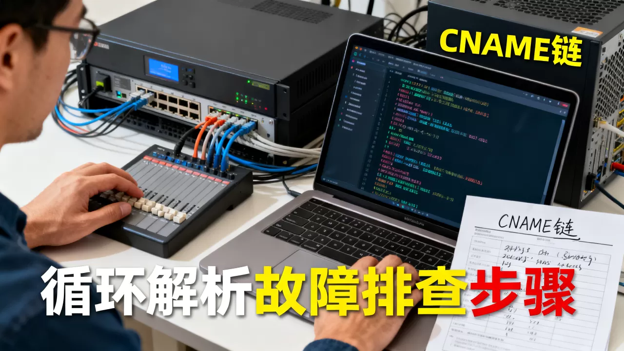 DNS解析CNAME链是什么?如何排查CNAME循环解析故障 DNS解析CNAME链是什么?如何排查CNAME循环解析故障