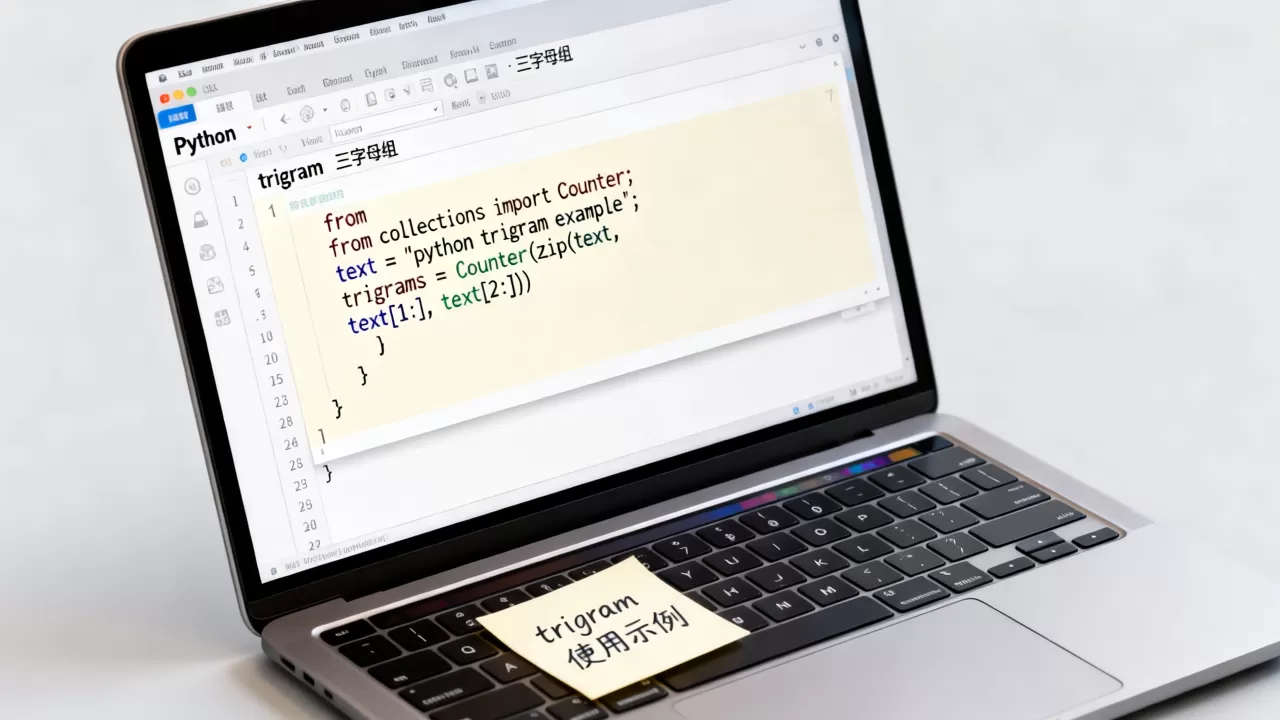 python trigram是什么?python三字母组怎么用 python trigram是什么?python三字母组怎么用