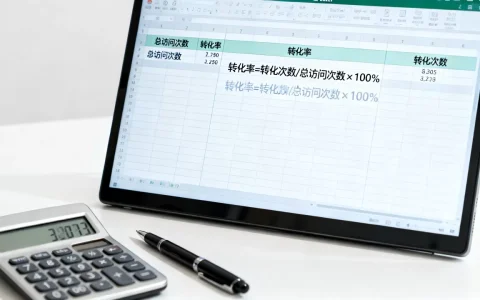 Excel转化率怎么算？Excel计算转化率的公式