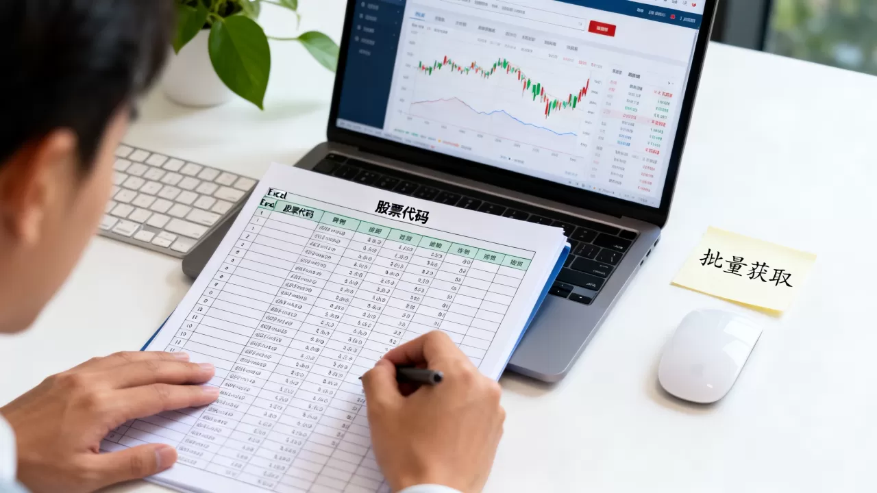 股票代码Excel怎么查？如何批量获取股票代码