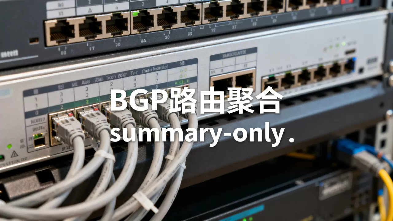 BGP路由聚合summary-only是什么？BGP路由聚合summary-only作用