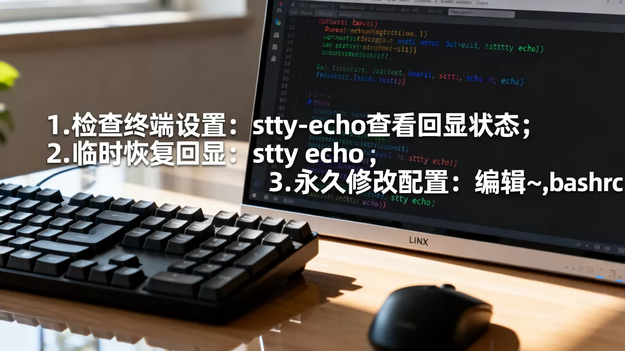 Linux命令输入不回显怎么办?Linux终端不回显解决方法 Linux命令输入不回显怎么办?Linux终端不回显解决方法