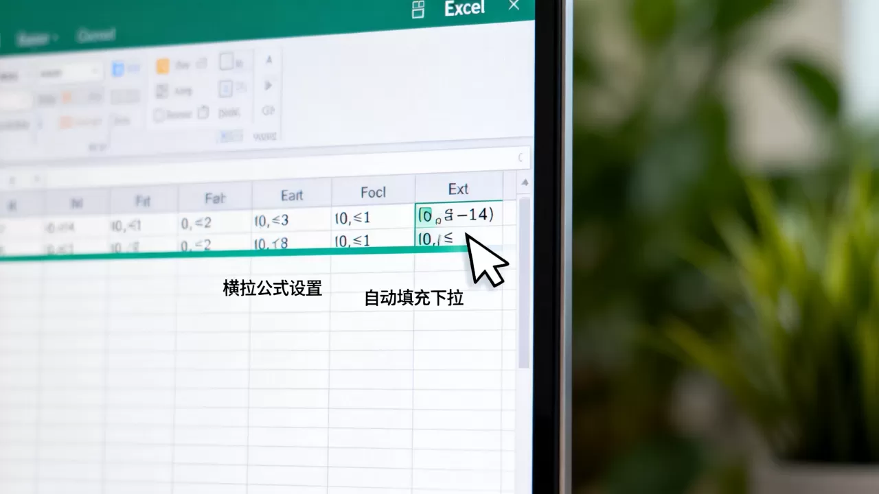 Excel横拉公式怎么设置?Excel自动填充公式下拉 Excel横拉公式怎么设置?Excel自动填充公式下拉