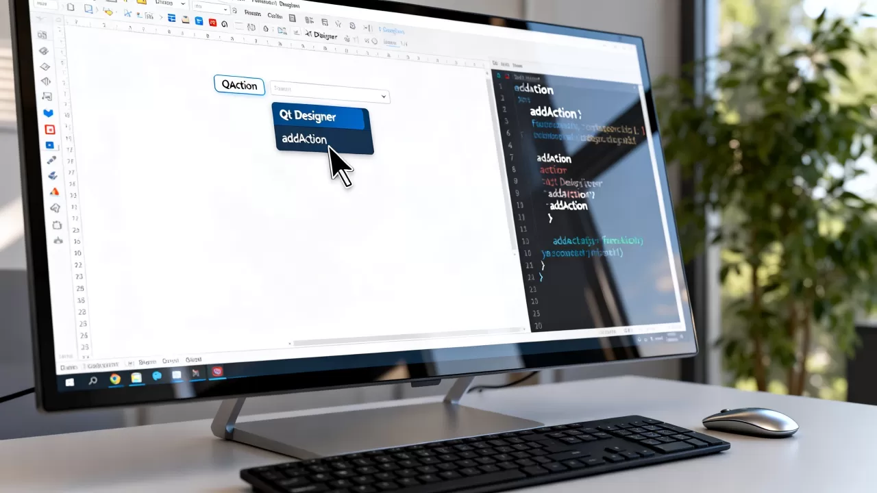 Python QAction怎么用?Qt Designer中QAction的详细用法 Python QAction怎么用?Qt Designer中QAction的详细用法