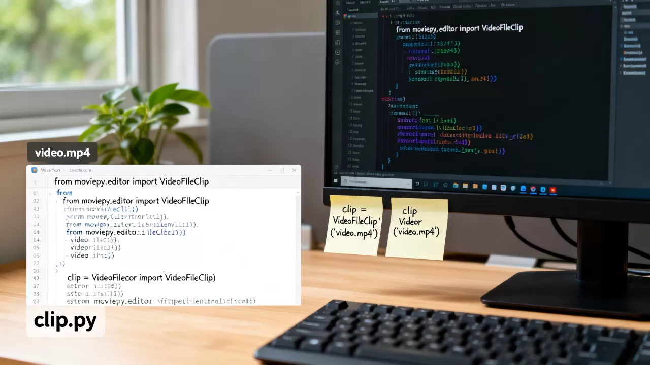python videofileclip怎么用？python视频剪辑代码怎么写