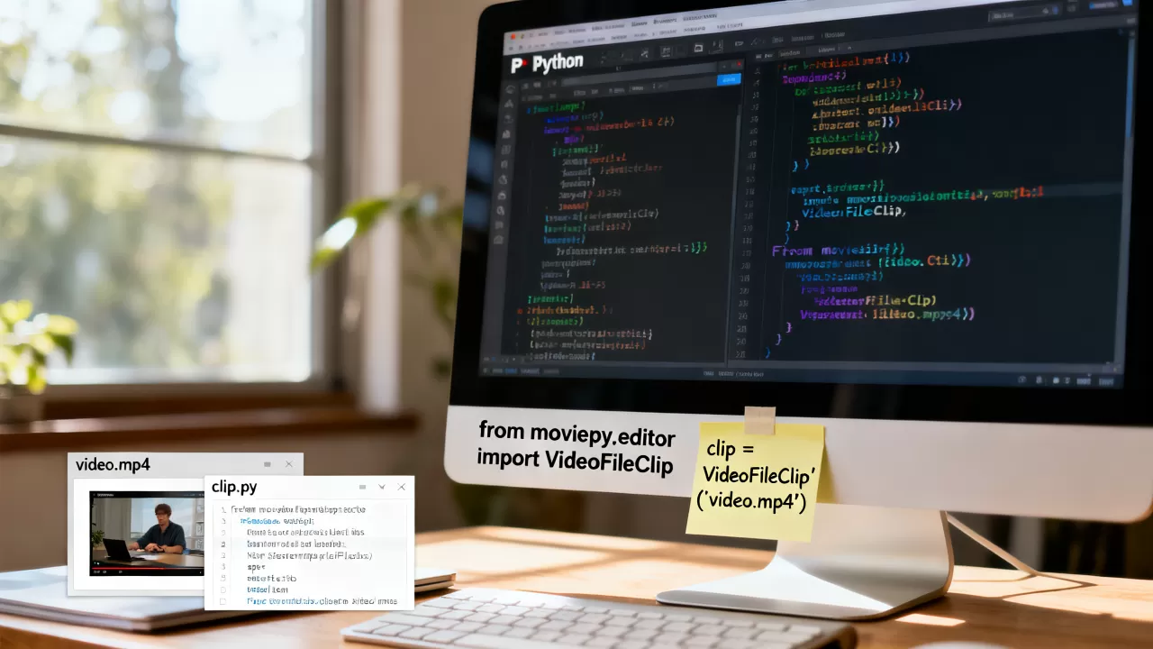 python videofileclip怎么用？python视频剪辑代码怎么写