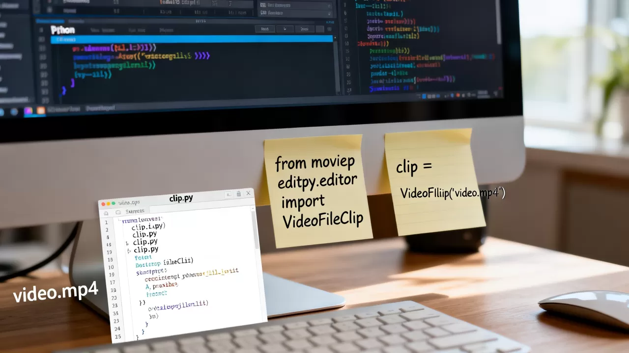 python videofileclip怎么用？python视频剪辑代码怎么写
