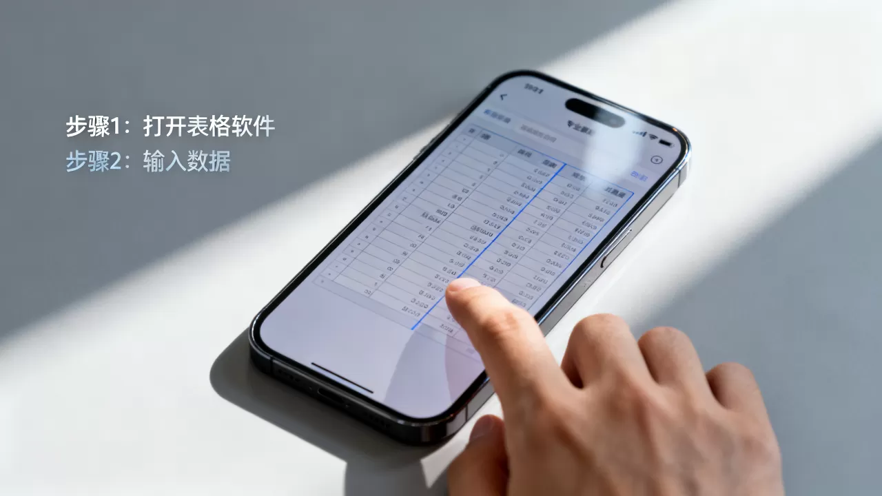 苹果手机怎么用excel？苹果手机自带表格软件怎么用