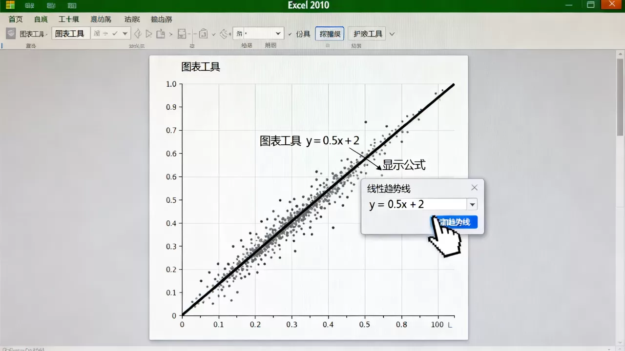 Excel 2010趋势线怎么添加?excel 2010趋势线公式 Excel 2010趋势线怎么添加?excel 2010趋势线公式