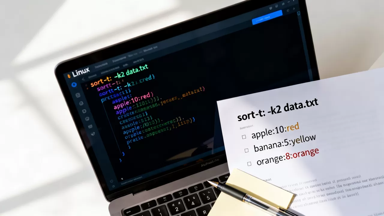 linux sort -t怎么用?sort命令按指定分隔符排序 linux sort -t怎么用?sort命令按指定分隔符排序