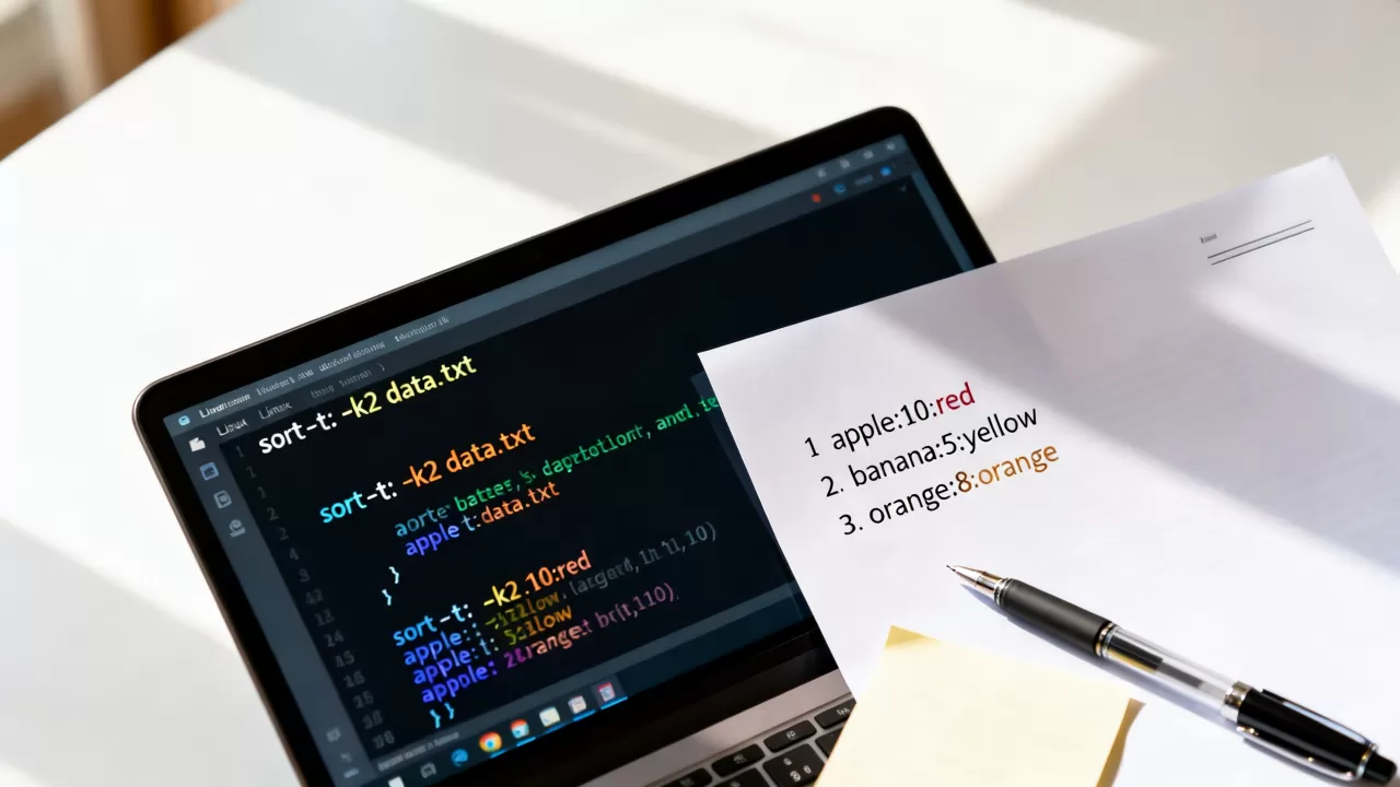 linux sort -t怎么用?sort命令按指定分隔符排序 linux sort -t怎么用?sort命令按指定分隔符排序