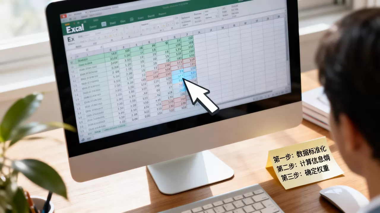 Excel熵值法怎么算?熵值法在Excel中具体操作步骤 Excel熵值法怎么算?熵值法在Excel中具体操作步骤