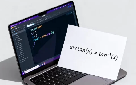 python arctan怎么用？python中arctan函数的用法