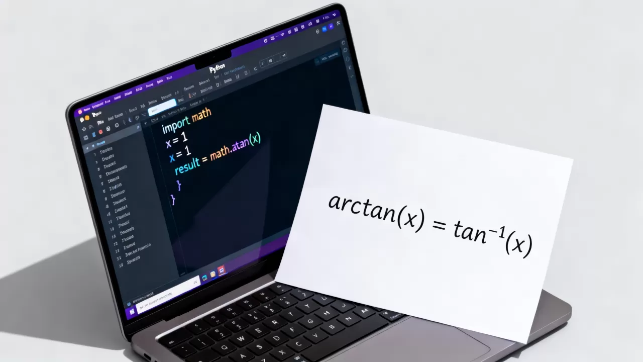 python arctan怎么用？python中arctan函数的用法