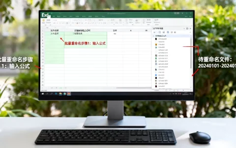Excel怎么自动命名？Excel批量重命名文件