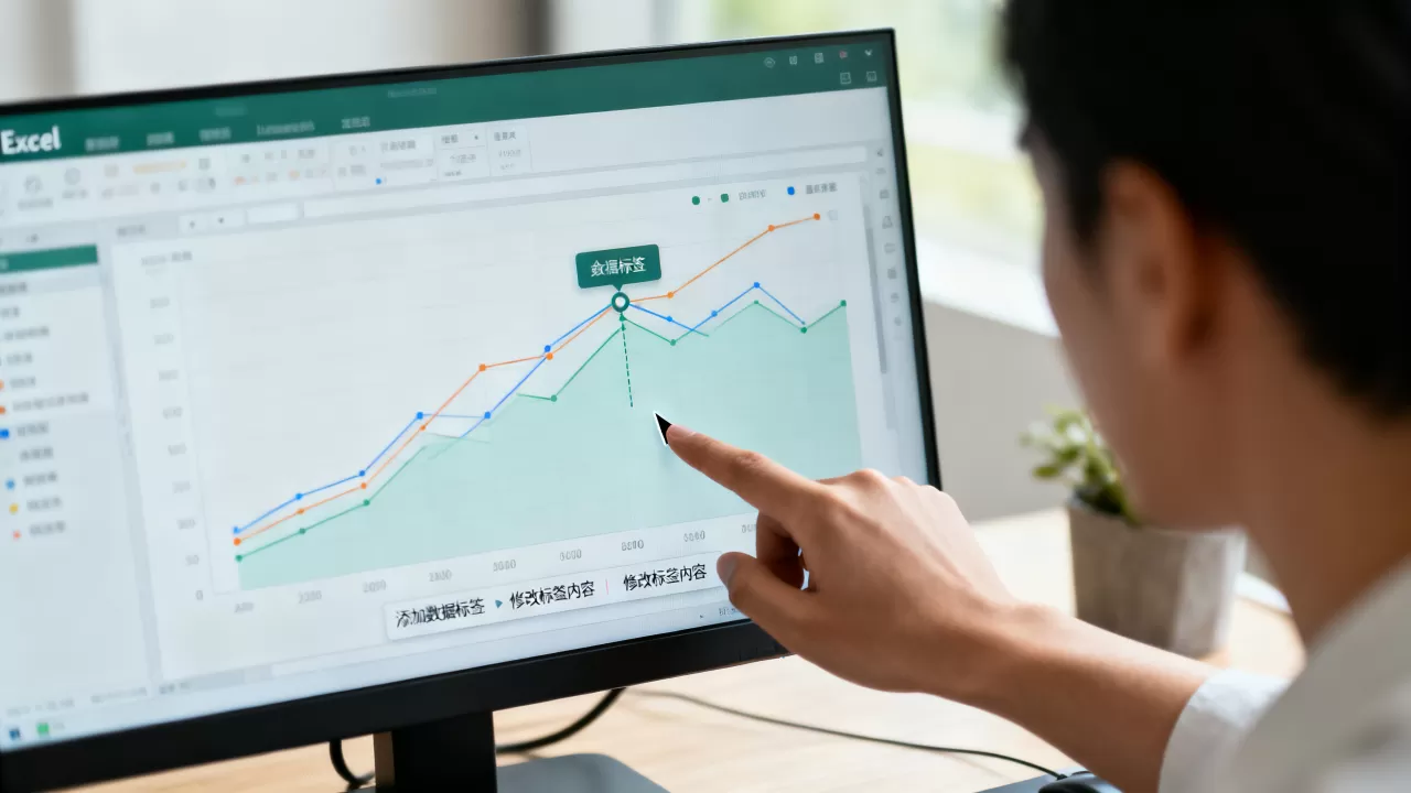 Excel图表数据标签怎么设置?如何添加并修改数据标签 Excel图表数据标签怎么设置?如何添加并修改数据标签