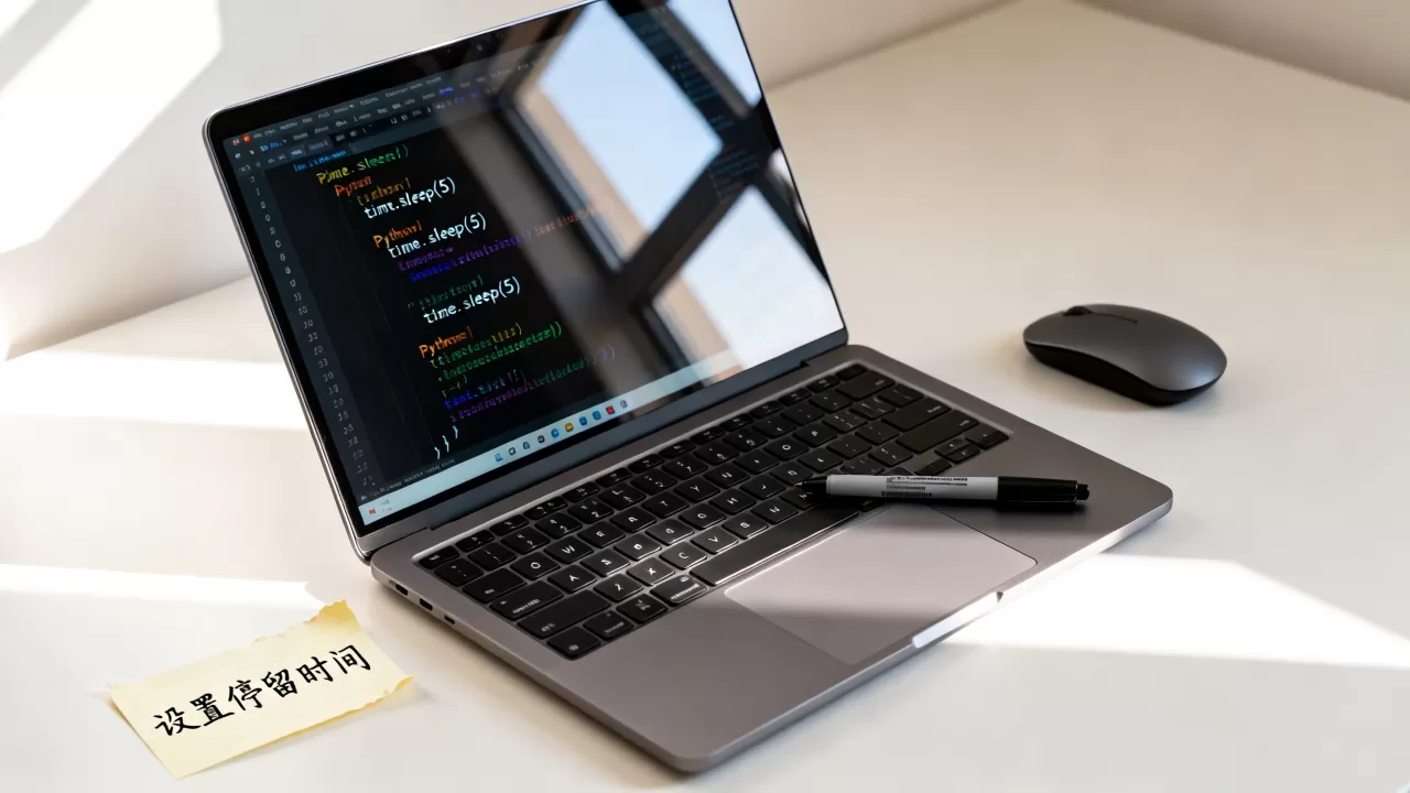 python停留时间怎么设置？python爬虫自动停留