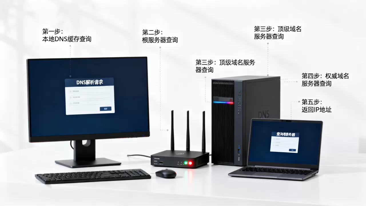 DNS解析过程是怎样的?域名解析到IP地址的具体步骤 DNS解析过程是怎样的?域名解析到IP地址的具体步骤