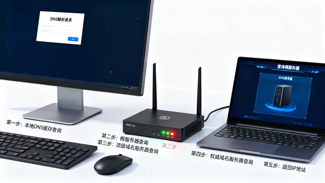 DNS解析过程是怎样的?域名解析到IP地址的具体步骤 DNS解析过程是怎样的?域名解析到IP地址的具体步骤