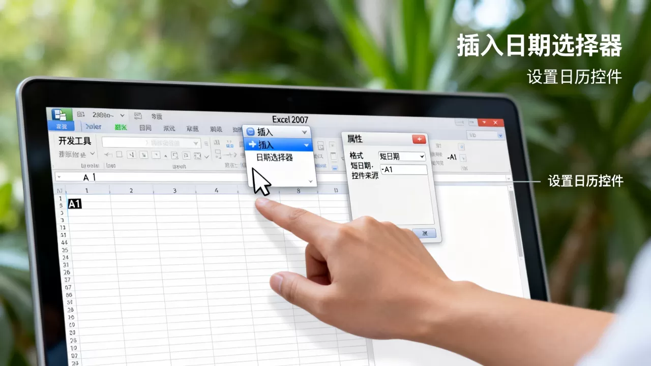 Excel2007如何插入日期选择器?excel2007日历控件怎么设置 Excel2007如何插入日期选择器?excel2007日历控件怎么设置