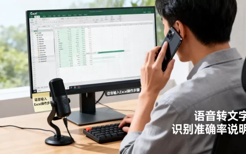 语音输入excel怎么操作？语音转文字识别准确率
