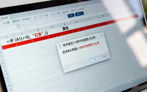 excel公式怎么设置字体颜色？excel条件格式改变字体颜色