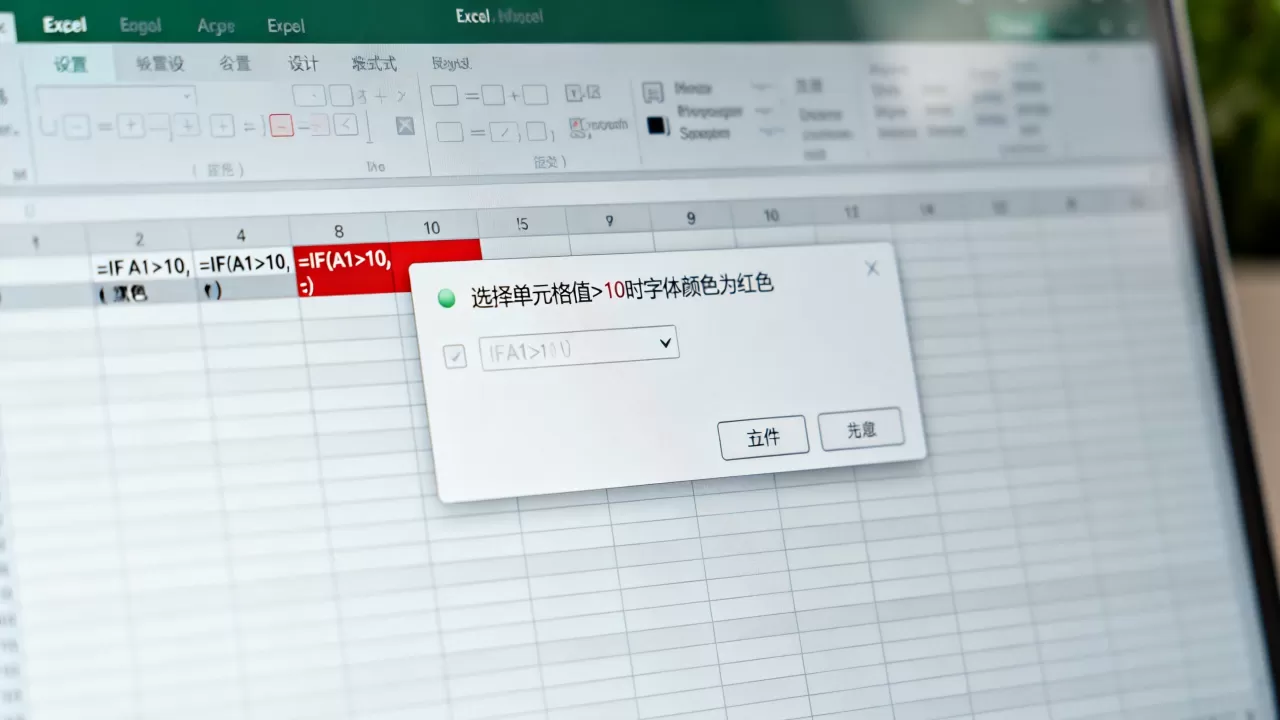 excel公式怎么设置字体颜色?excel条件格式改变字体颜色 excel公式怎么设置字体颜色?excel条件格式改变字体颜色