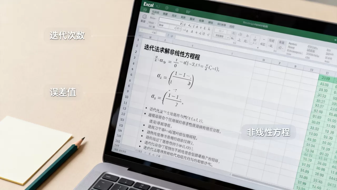 excel迭代法怎么用?excel迭代法求解非线性方程 excel迭代法怎么用?excel迭代法求解非线性方程