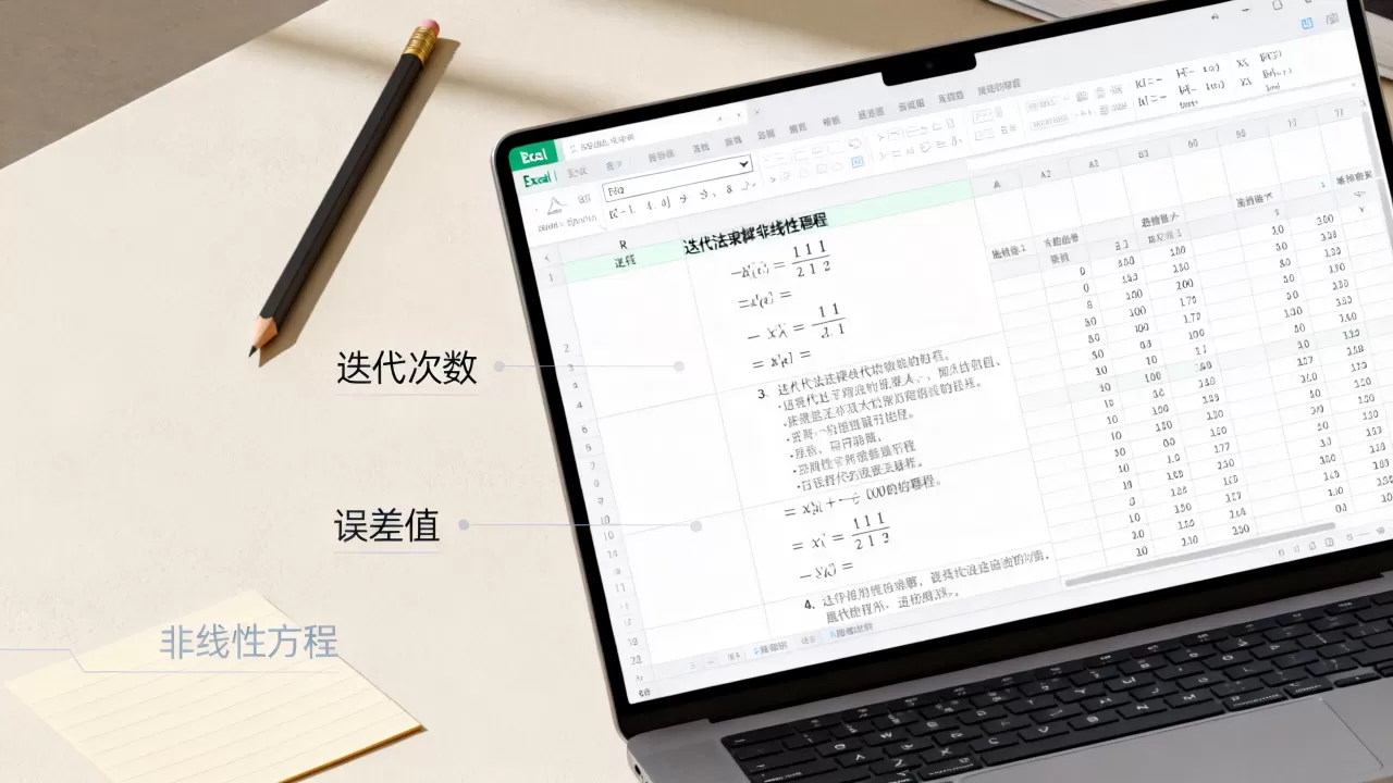 excel迭代法怎么用?excel迭代法求解非线性方程 excel迭代法怎么用?excel迭代法求解非线性方程