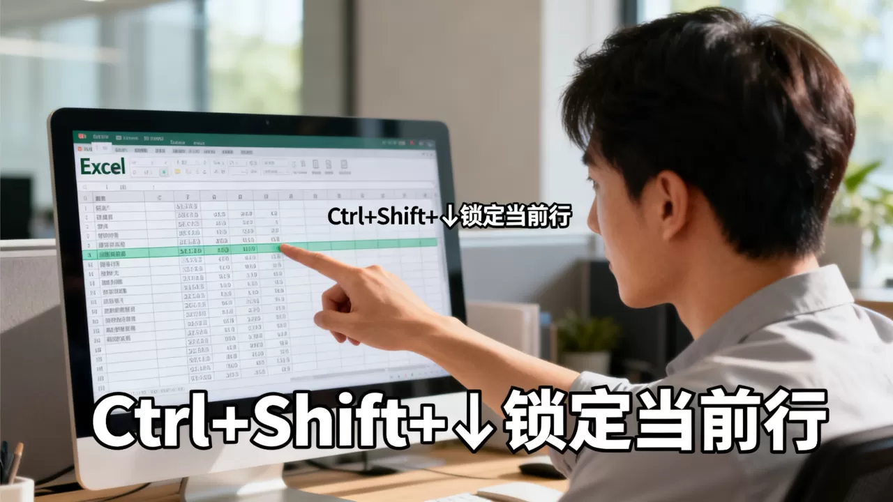 Excel表格总看错行怎么办,如何快速锁定当前行 Excel表格总看错行怎么办,如何快速锁定当前行