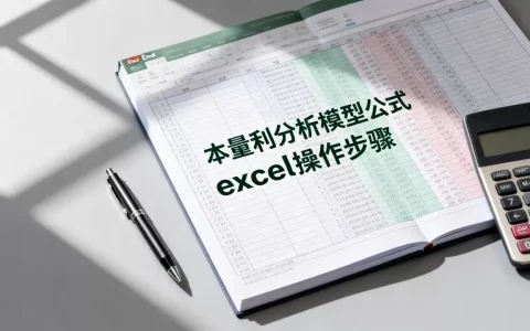 本量利分析excel怎么做？本量利分析模型公式