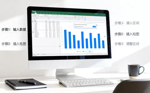 Excel区间柱图怎么做？区间柱状图制作教程