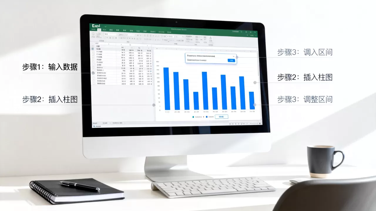 Excel区间柱图怎么做?区间柱状图制作教程 Excel区间柱图怎么做?区间柱状图制作教程