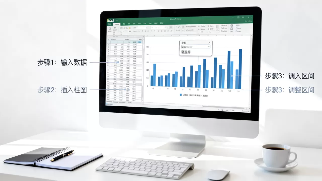 Excel区间柱图怎么做?区间柱状图制作教程 Excel区间柱图怎么做?区间柱状图制作教程