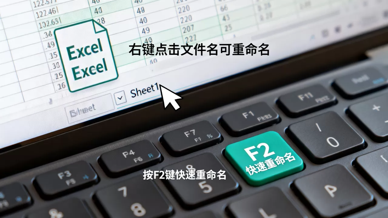 Excel如何重命名?excel表格重命名快捷键 Excel如何重命名?excel表格重命名快捷键