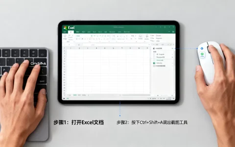 Excel中怎么截屏？Excel截图快捷键