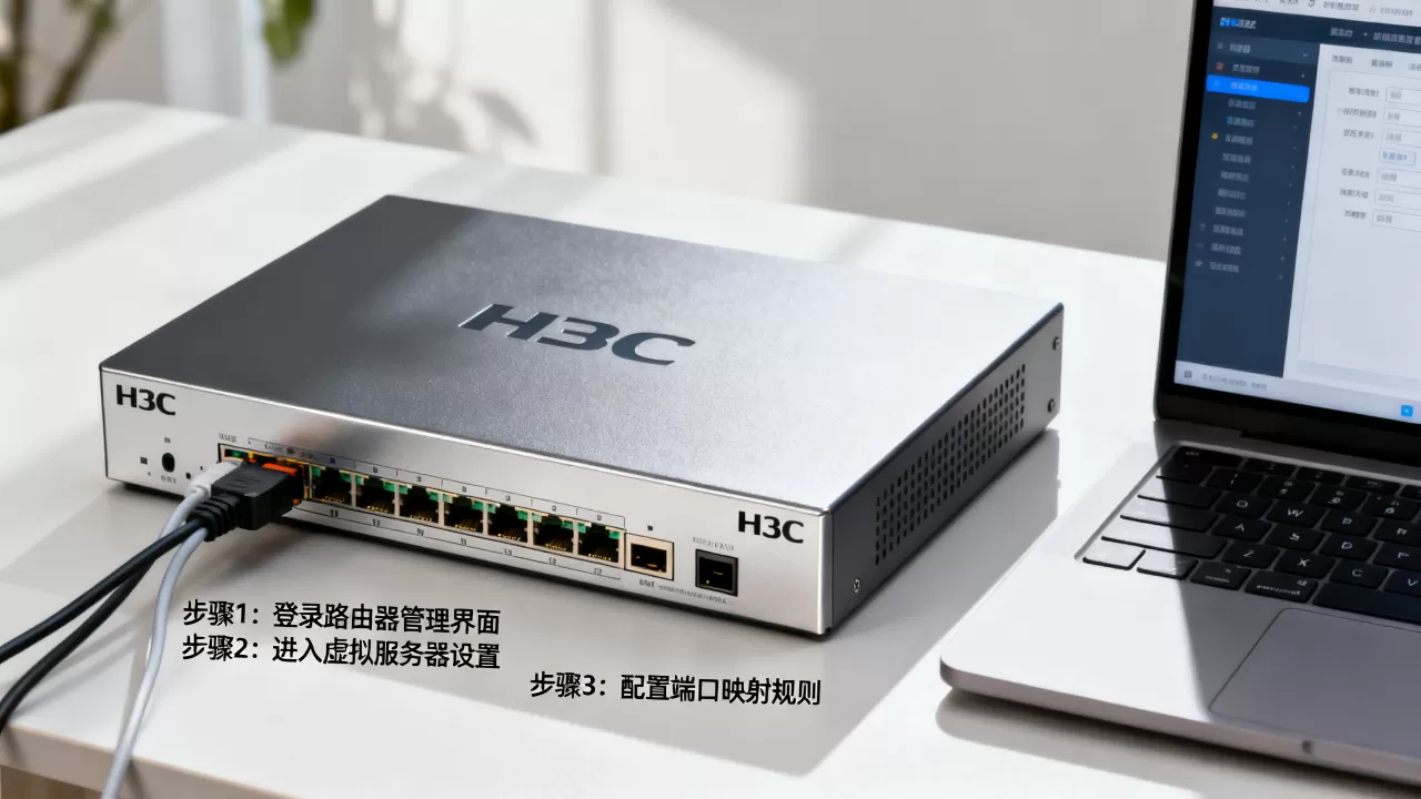 H3C路由器有虚拟服务器配置吗？如何设置端口映射