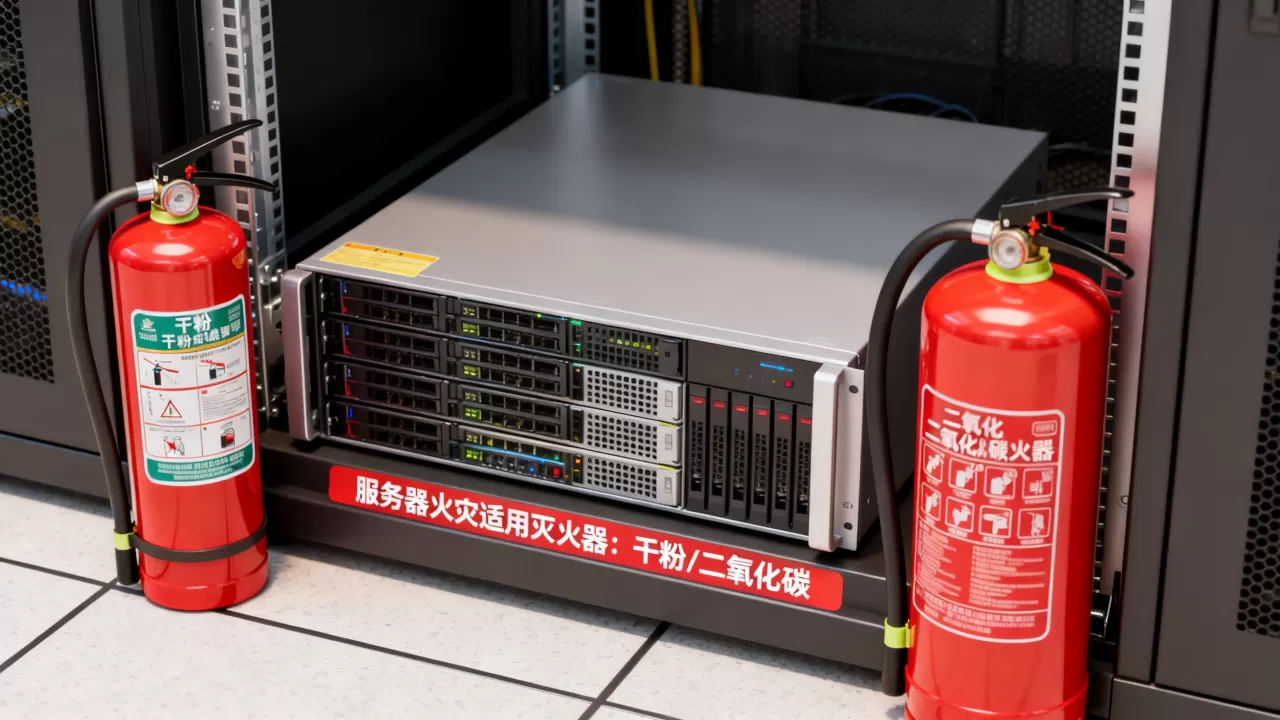 服务器着火用什么灭火器?机房消防灭火器怎么选 服务器着火用什么灭火器?机房消防灭火器怎么选