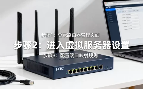 H3C路由器怎么设置虚拟服务器？虚拟服务器端口映射教程