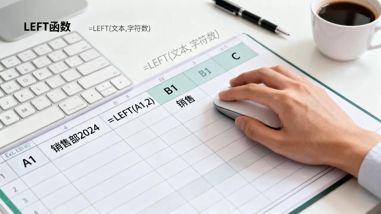 Excel怎么取左边字符?Excel取左边函数公式 Excel怎么取左边字符?Excel取左边函数公式