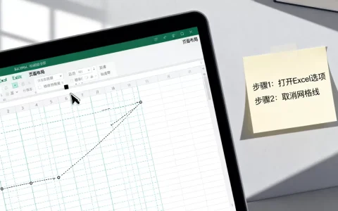 Excel表格出现虚线怎么去掉？如何取消打印网格线