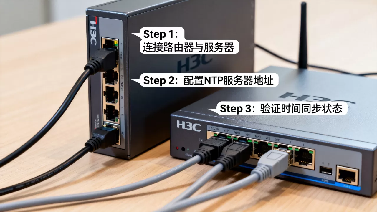 H3C路由器对时服务器怎么配?配置NTP时间同步步骤 H3C路由器对时服务器怎么配?配置NTP时间同步步骤