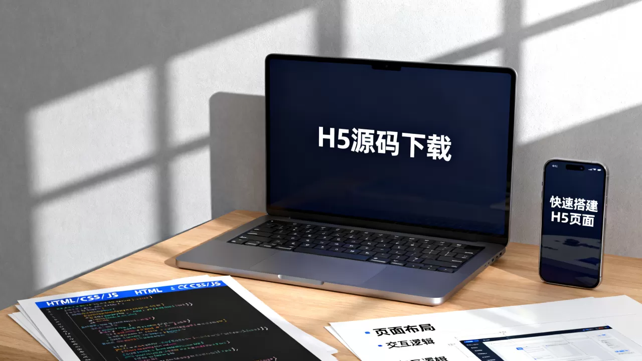 H5应用网站源码哪里下载？如何快速搭建H5页面