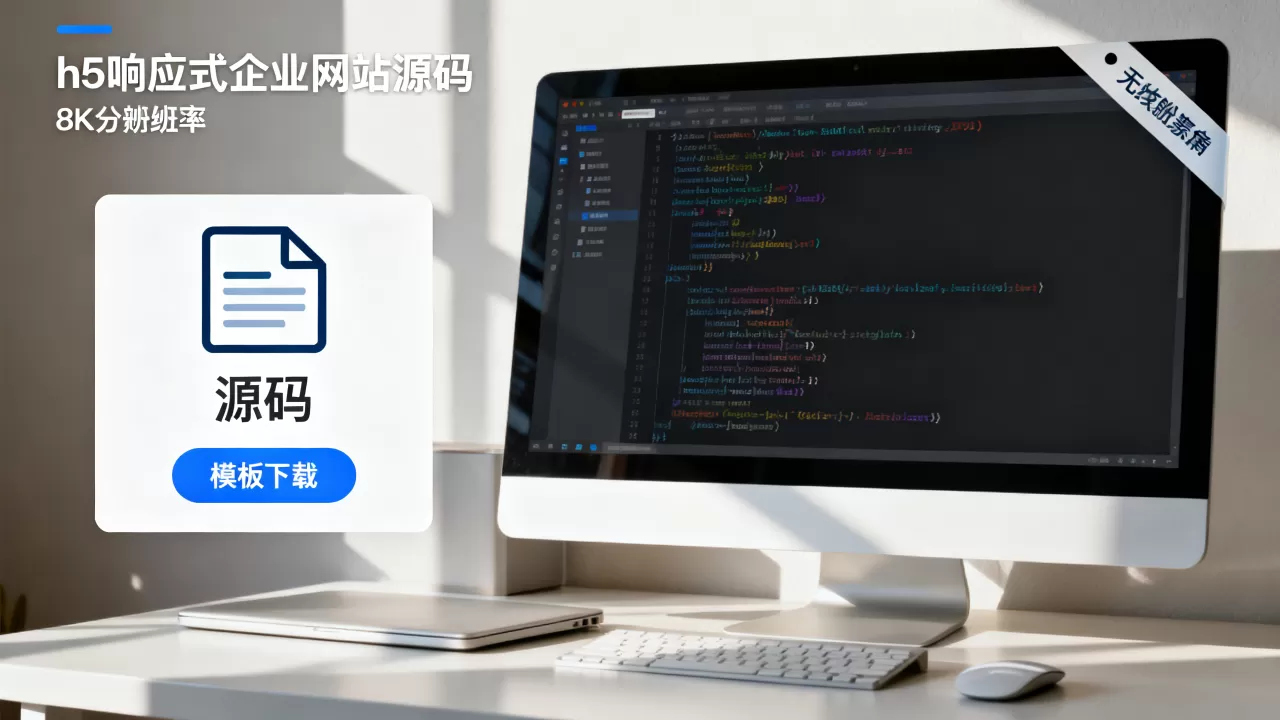 h5响应式企业网站源码怎么找？免费开源模板下载