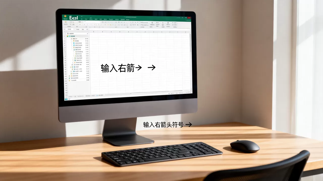 Excel右箭头怎么打?excel输入右箭头符号 Excel右箭头怎么打?excel输入右箭头符号
